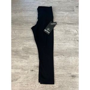 NWT 90 Degree By Reflex Black Capri Athletic Leggings